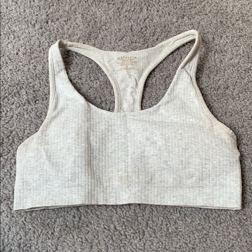 Athleta Ribbed Sports Bra